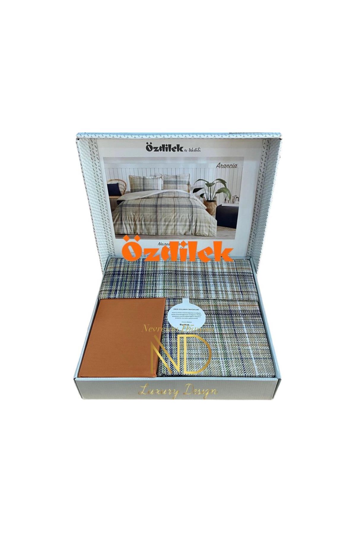 Özdilek Çift Kişilik Ranforce Nev Takımı Aran Krem