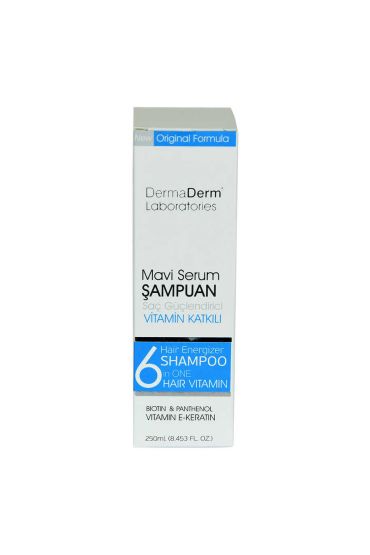 Mavi Serum Şampuanı Saç Güçlendirici (Biotin Panthenol Vitamin E-Keratin) 250 ML