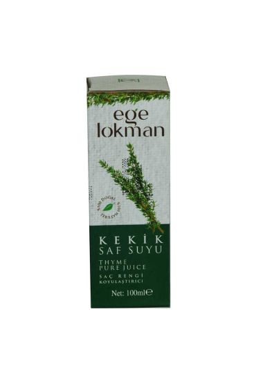 Doğal Kekik Saf Suyu Saç Rengi Koyulaştırıcı Saç Bakımı 100 ML Spreyli Cam Şişe