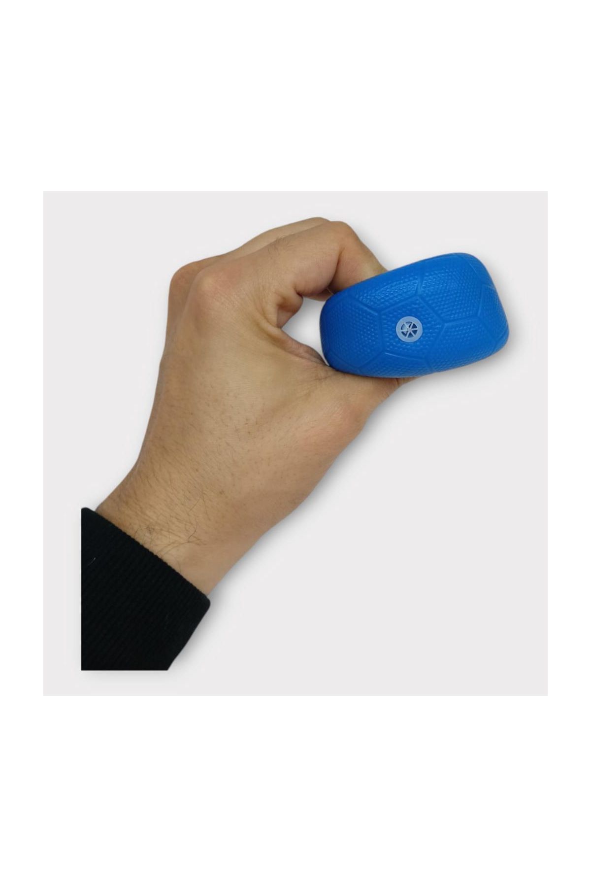 Köpek Oyuncağı - Plastik Düdüklü Top - Mavi