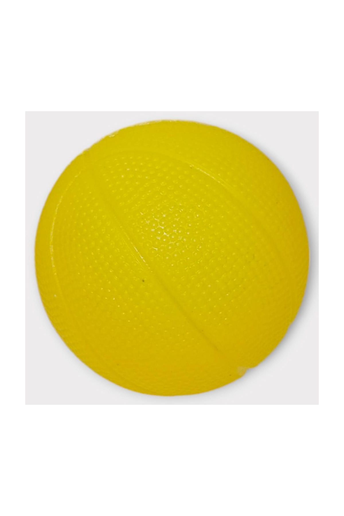 Köpek Oyuncağı - Plastik Düdüklü Top - Sarı