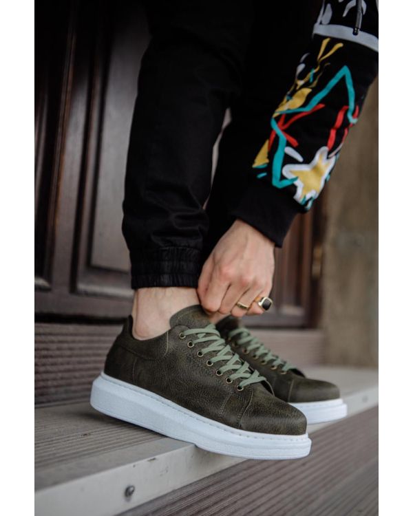 Yüksek Taban Günlük Ayakkabı  Haki