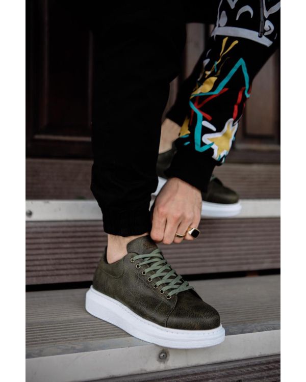 Yüksek Taban Günlük Ayakkabı  Haki