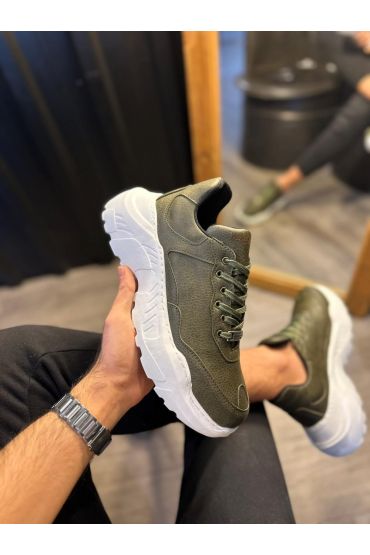 Yüksek Taban Günlük Ayakkabı N Haki