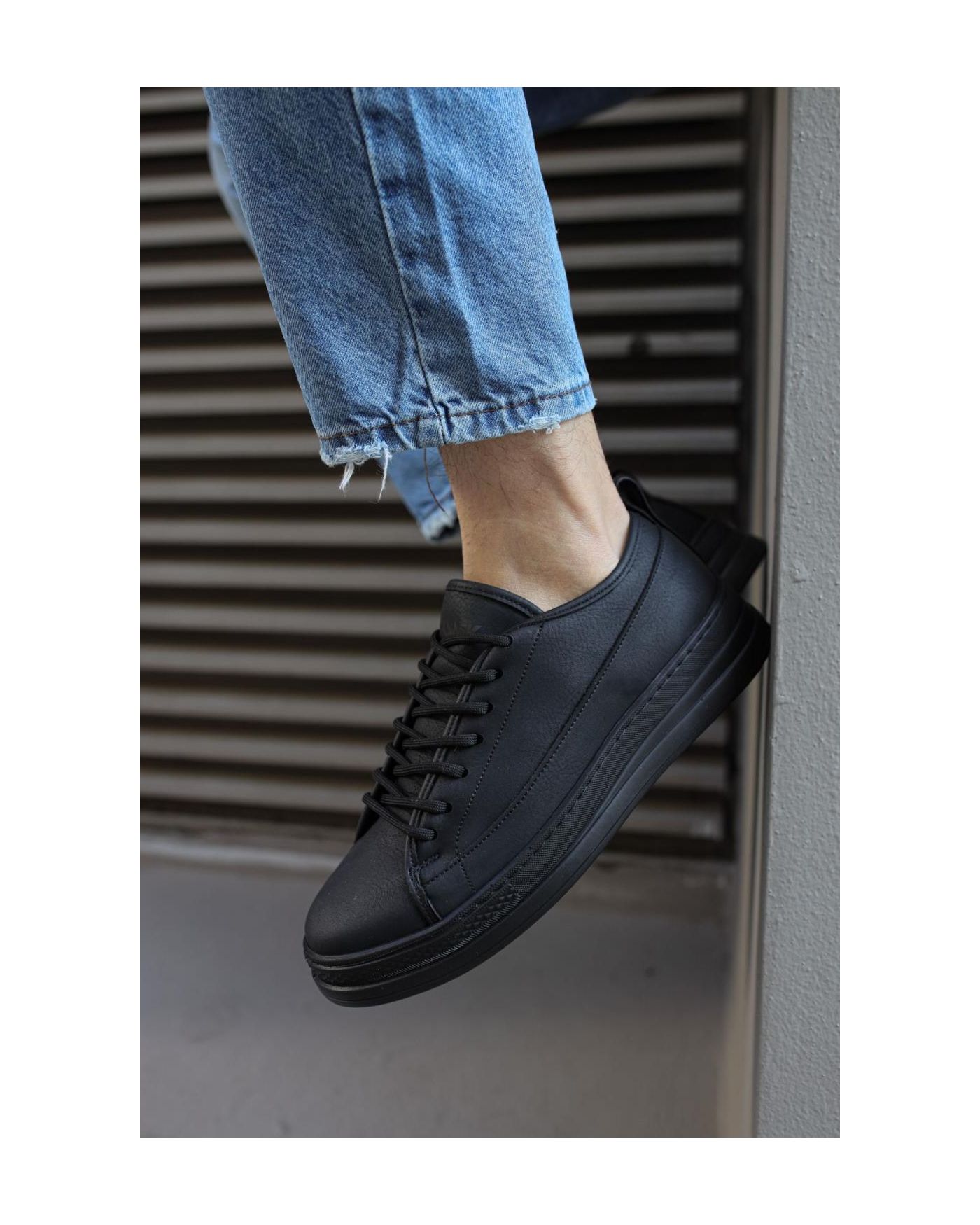 Sneakers Ayakkabı  Siyah (Siyah Taban)