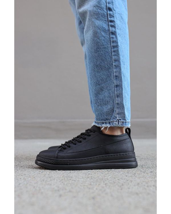 Sneakers Ayakkabı  Siyah (Siyah Taban)