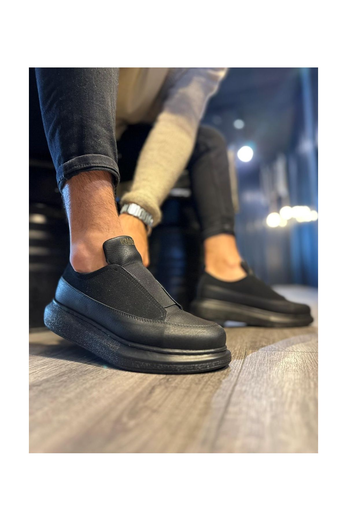 Sneakers Ayakkabı  Siyah (Siyah Taban)