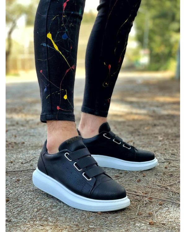 Sneakers Ayakkabı  Siyah (Beyaz Taban)
