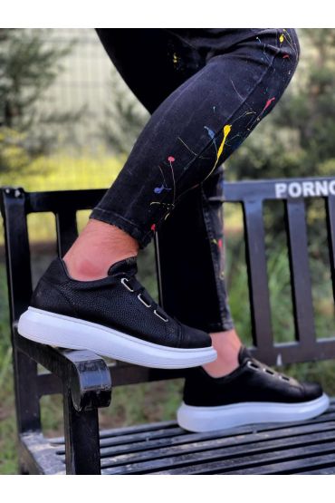 Sneakers Ayakkabı  Siyah (Beyaz Taban)