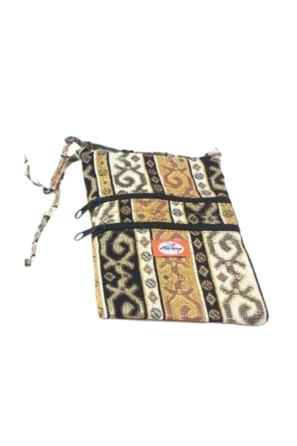 Desenli Turistik Askılı Çanta