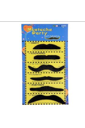 Karnaval Kostüm Partisi Bıyığı 6 Model 6 Adet