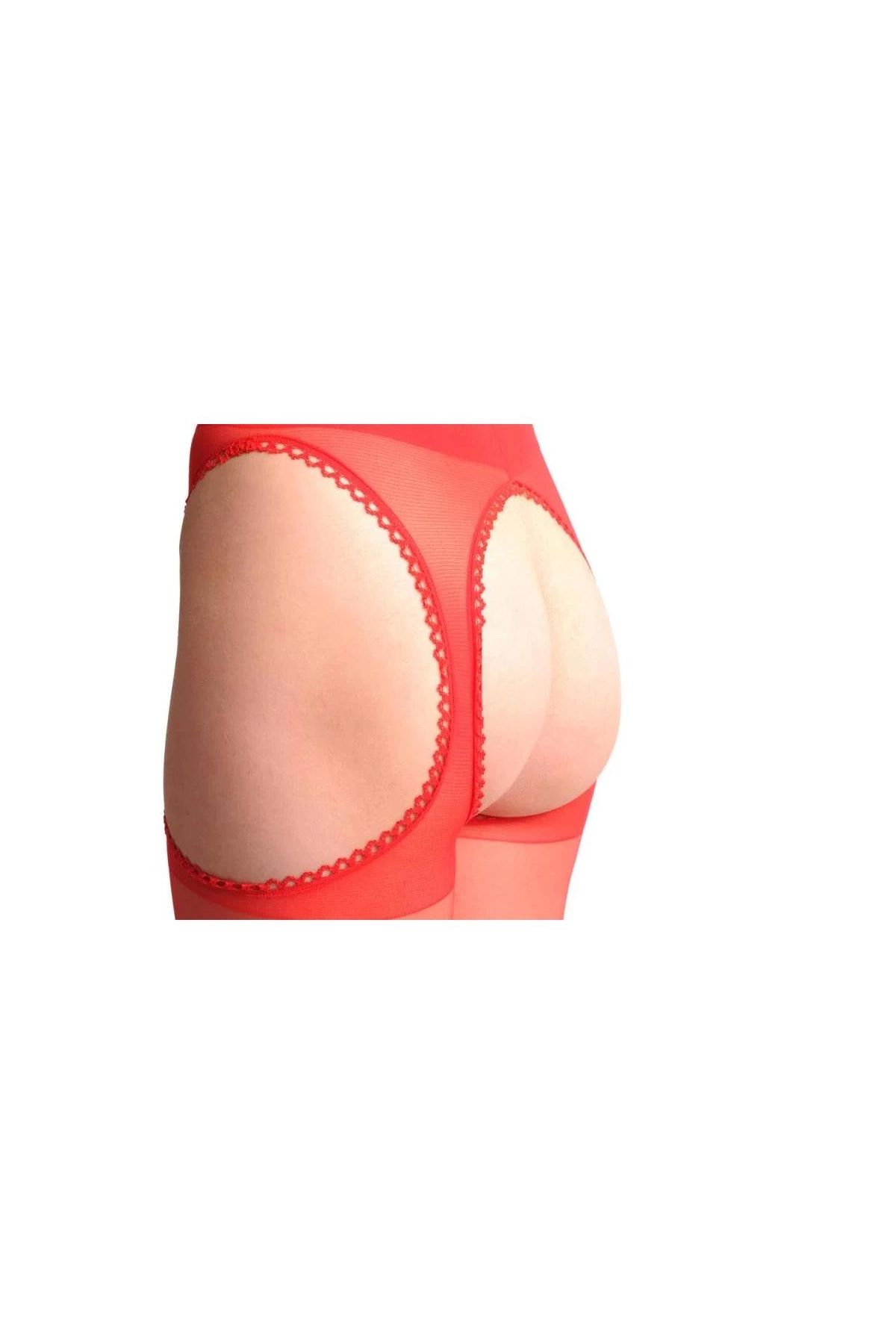 Kenarları Dantelli Özel Bölgesi Açık Külotlu