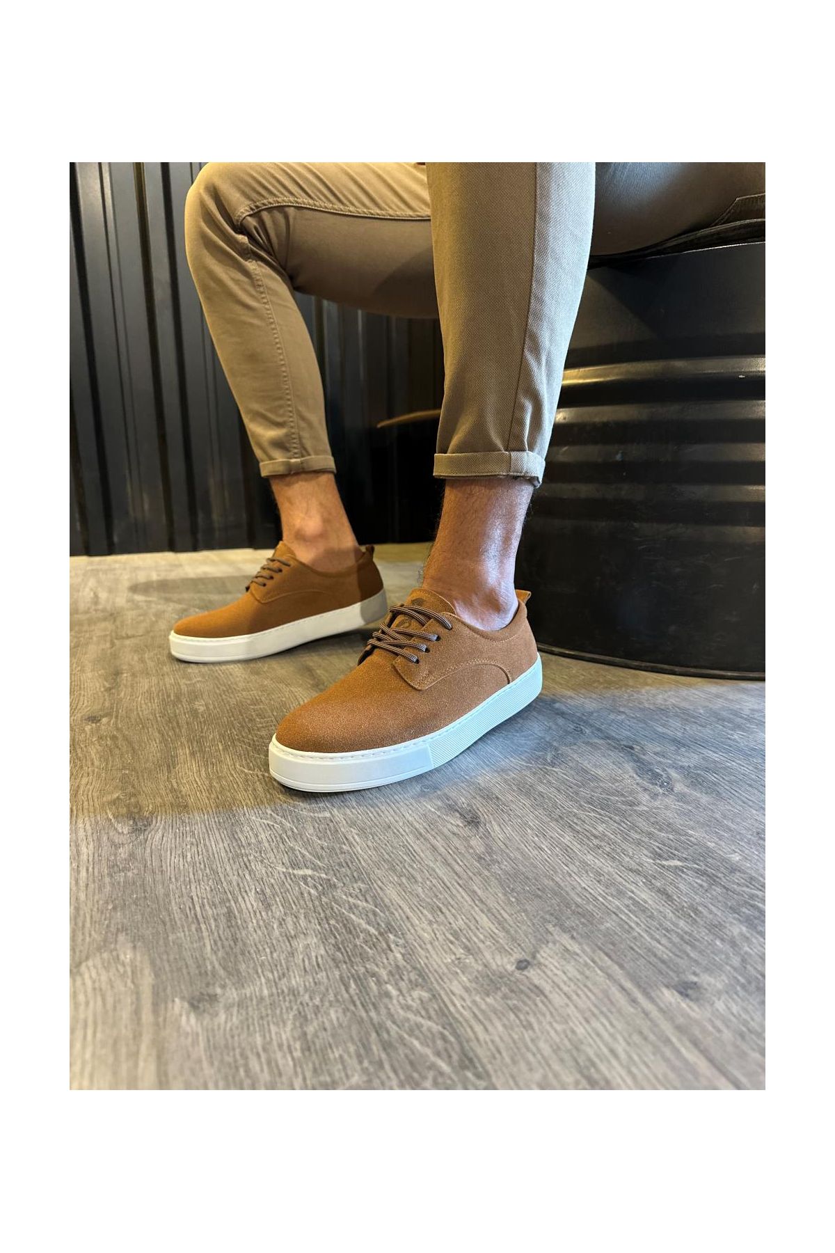 Günlük Ayakkabı  Taba Süet