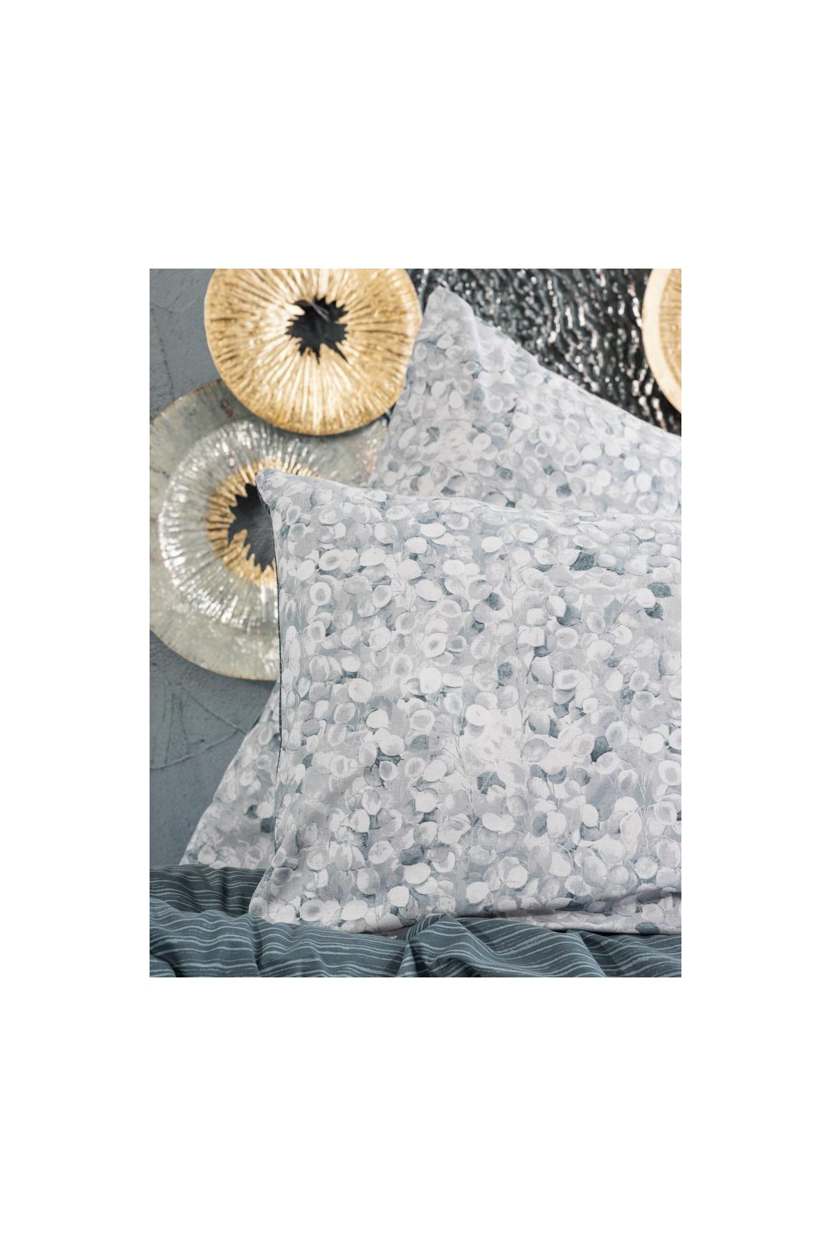 Tek Kişilik Minimal Nevresim Takımı Molly Antrasit