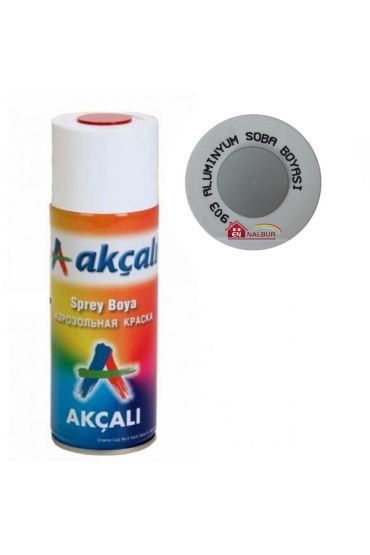 Akçalı Sprey Boya 400 ml 903 Alüminyum Soba Boyası