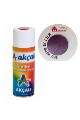 Akçalı Sprey Boya 400 ml 350 Metalik Lila