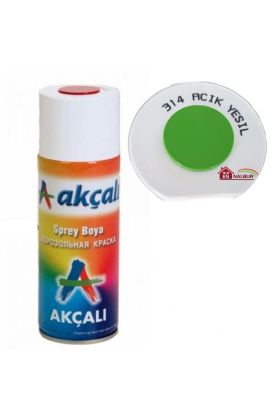 Akçalı Sprey Boya 400 ml 314 Açık Yeşil
