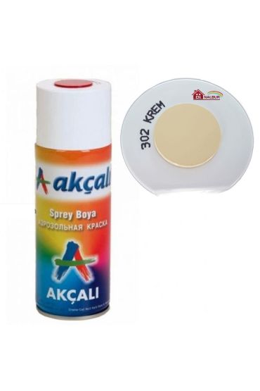 Akçalı Sprey Boya 400 ml 302 Krem
