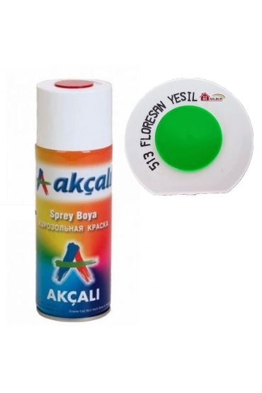 Akçalı Sprey Boya 400 ml 513 Florasan Yeşil