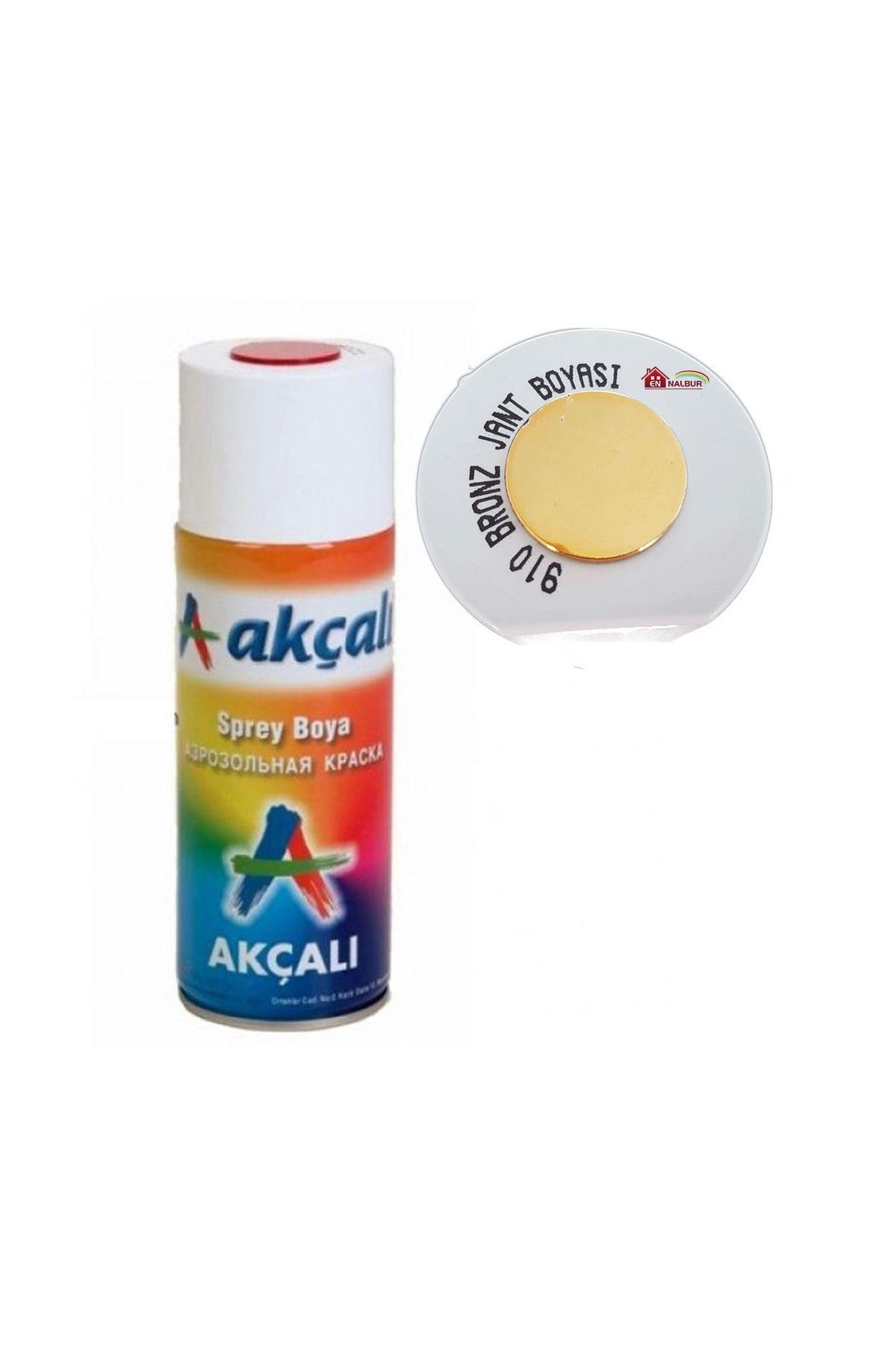 Akçalı Sprey Boya 400 ml 910 Bronz Jant
