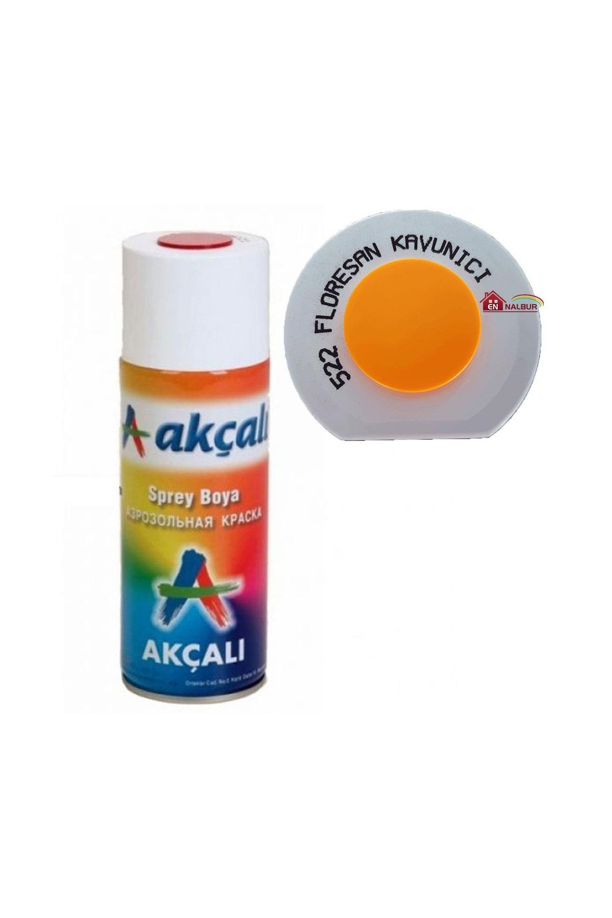Akçalı Sprey Boya 400 ml 522 Florasan Kavuniçi