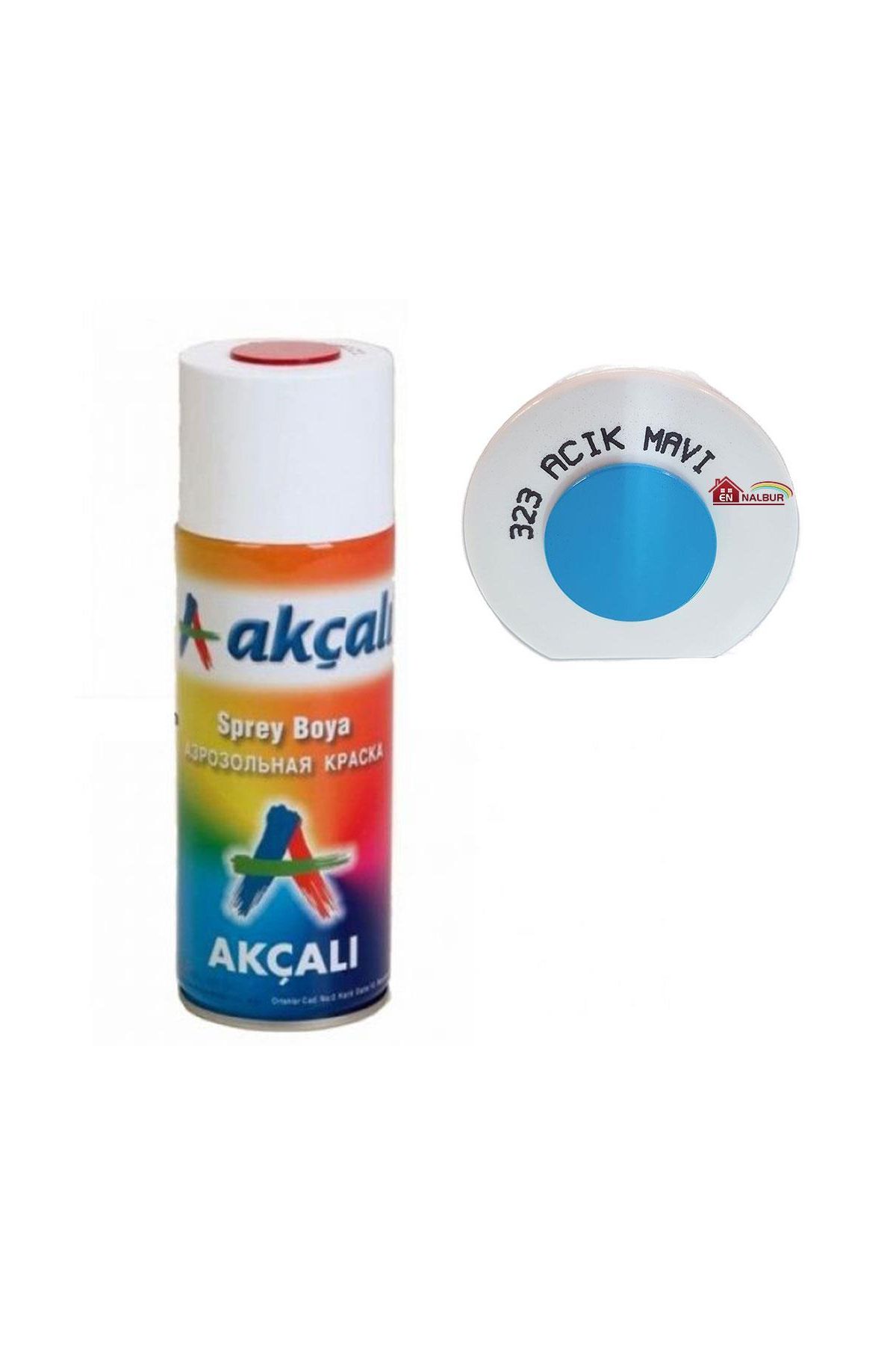 Akçalı Sprey Boya 400 ml 323 Açık Mavi