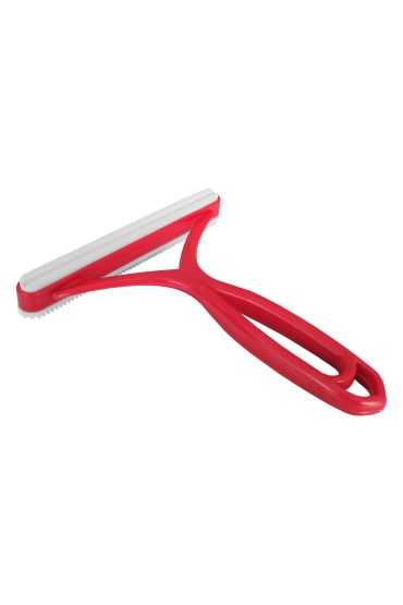 Silikon Çift Taraflı Tiftik Ve Tüy Toplayıcı 12.5 cm*14 cm Kırmızı