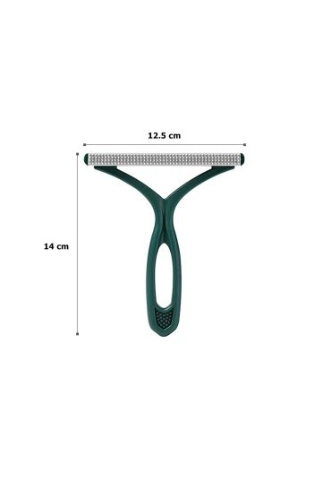 Silikon Çift Taraflı Tiftik Ve Tüy Toplayıcı 12.5 cm*14 cm Gri