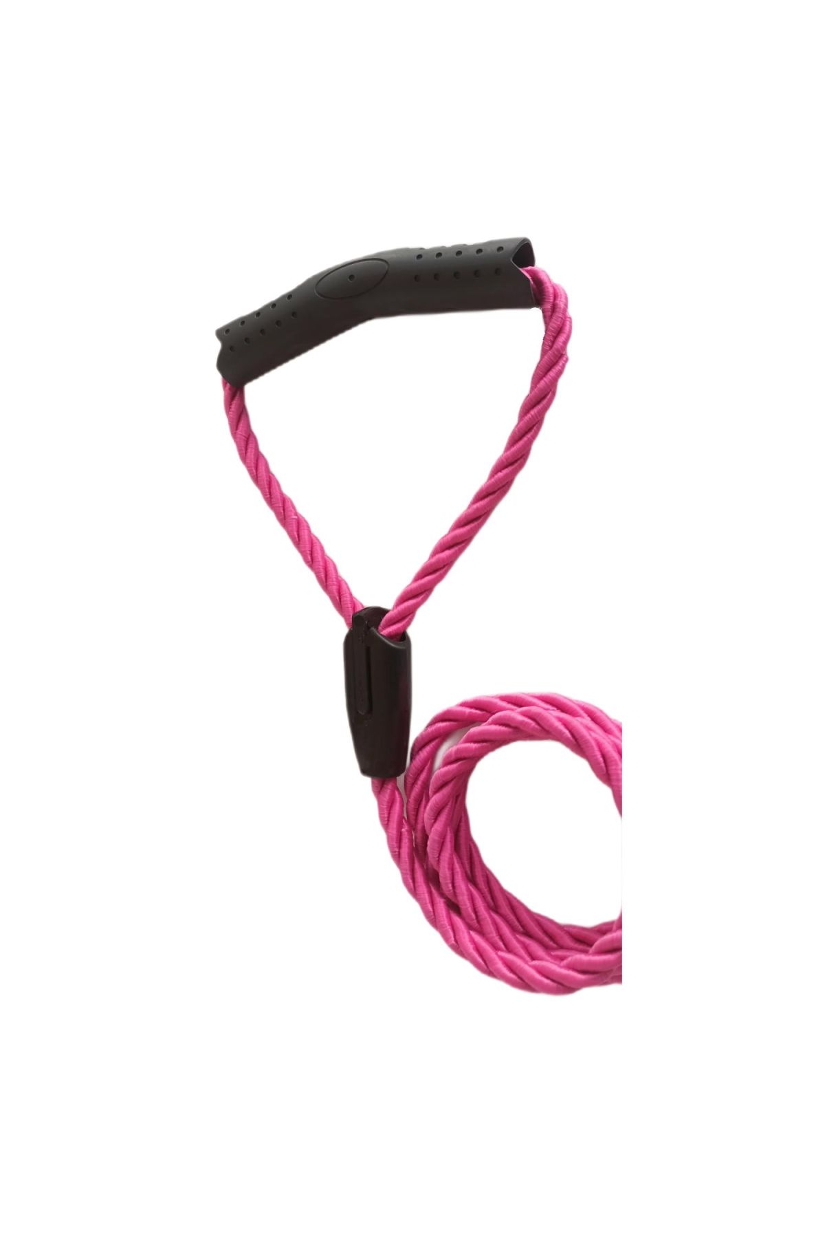 Üçlü Sarmallı Köpek Gezdirme Halatı 1 cm-120 cm Pembe