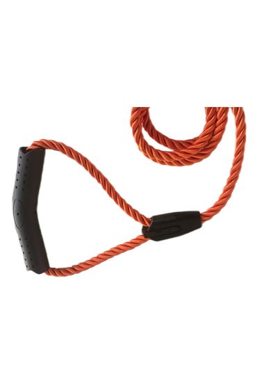 Üçlü Sarmallı Köpek Gezdirme Halatı 1 cm-120 cm Turuncu