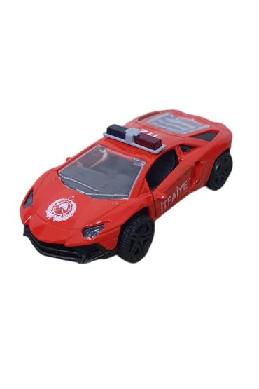 Çek Bırak Metal Araba Lamborgini  - İtfaiye