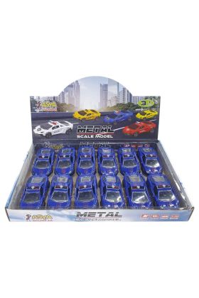 Çek Bırak Metal Araba Lamborgini  - Jandarma