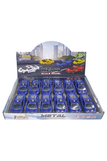 Çek Bırak Metal Araba Lamborgini  - Jandarma
