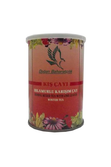 Kış Çayı Ihlamurlu 100 Gr Teneke Kutu