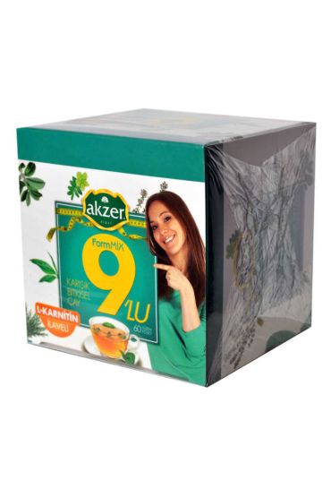 9lu Form Bitkisel Çay 60 Süzen Poşet