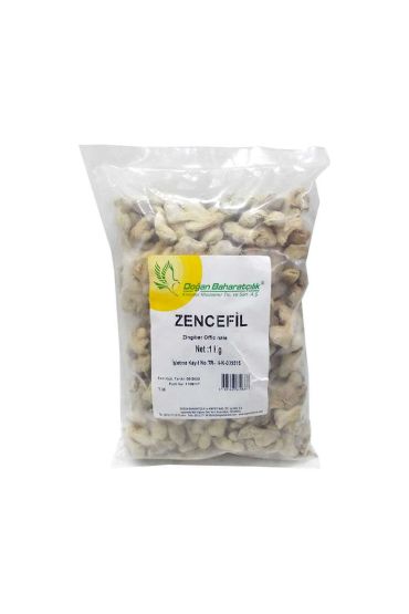Zencefil Kökü Tane Doğal 1000 Gr Paket