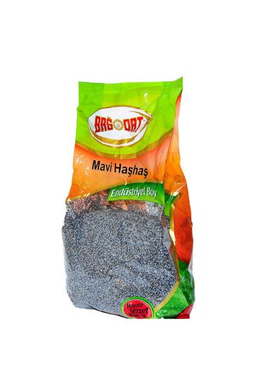 Haşhaş Tohumu Tane Doğal Mavi 1000 Gr Paket