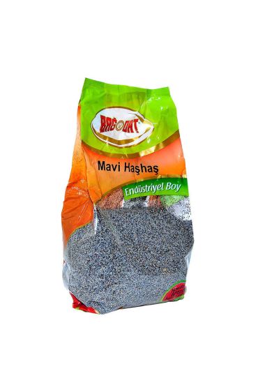 Haşhaş Tohumu Tane Doğal Mavi 1000 Gr Paket