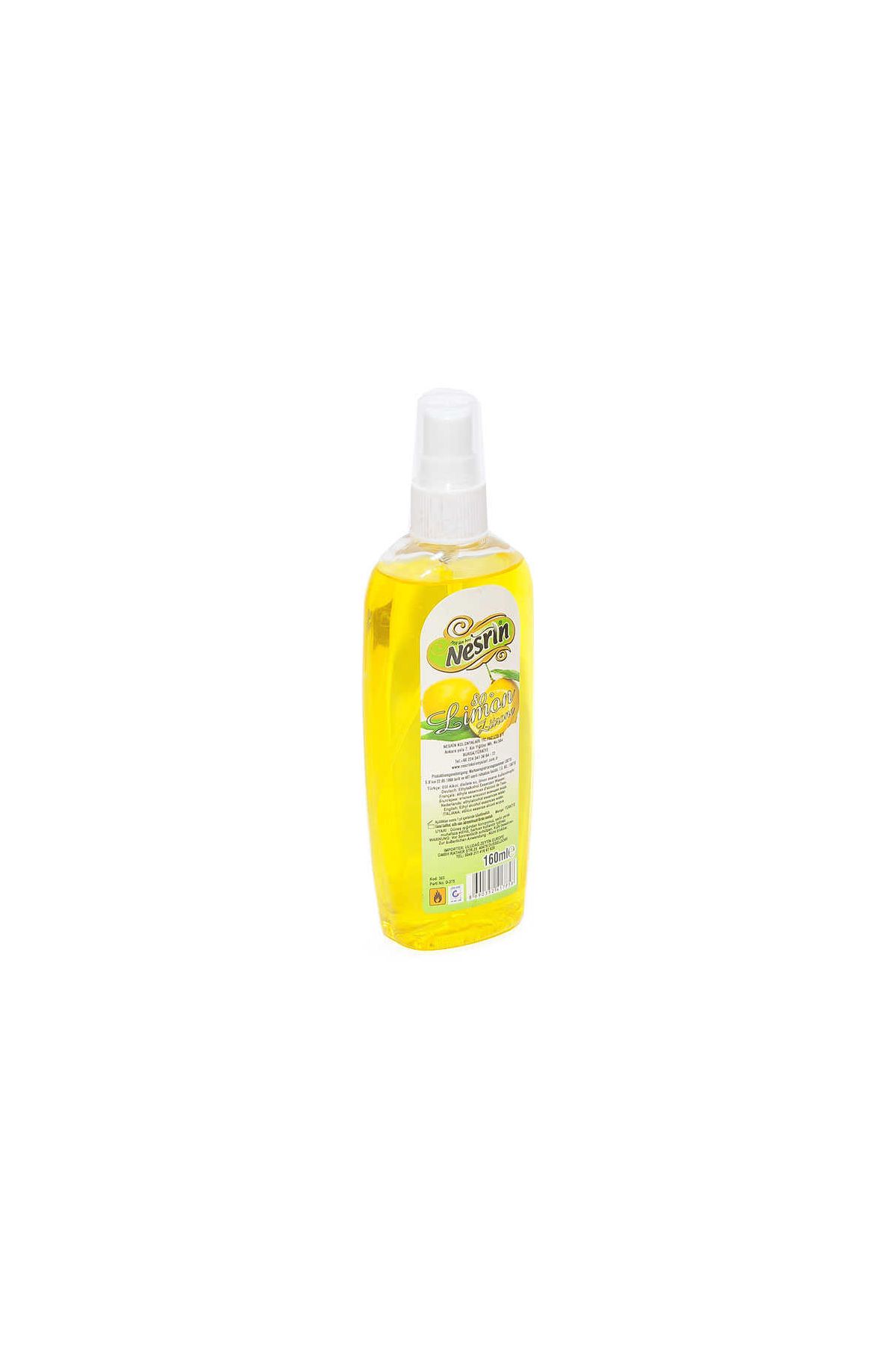 Limon Kolonyası Sprey 80 Derece Pet Şişe 160 ML