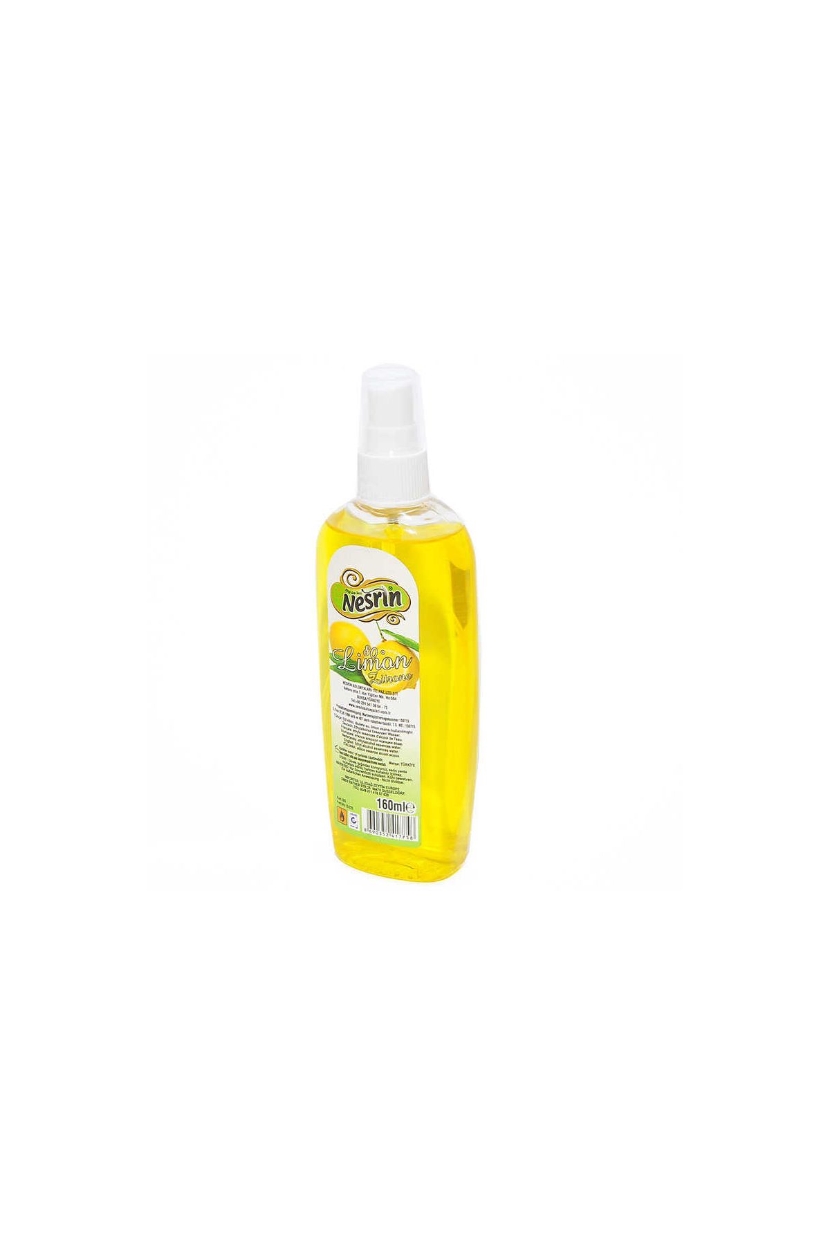 Limon Kolonyası Sprey 80 Derece Pet Şişe 160 ML