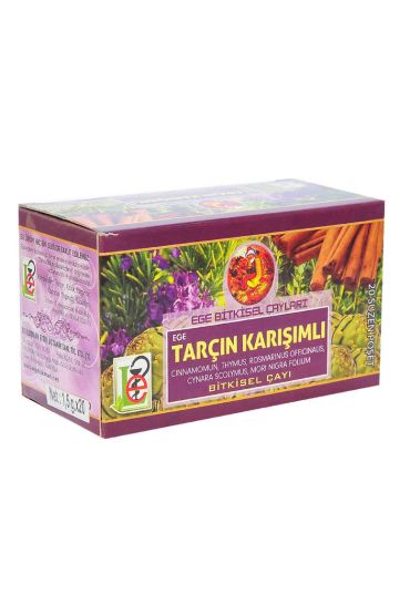 Tarçın Karışımlı Bitkisel Çay 20 Süzen Poşet