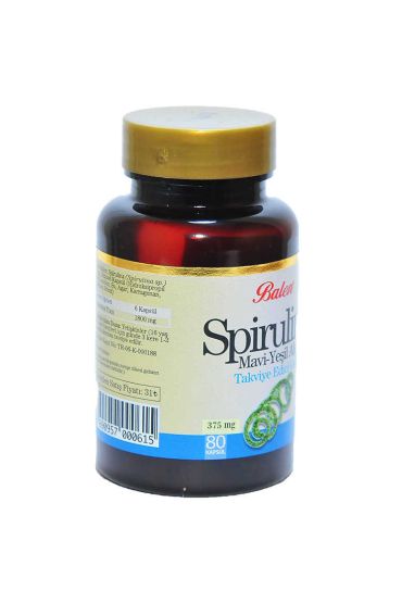 Spirulina Mavi-Yeşil Alg 80 Kapsül