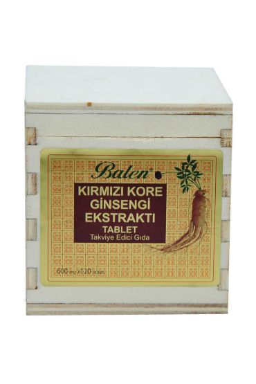 Kırmızı Kore Ginsengi Ekstraktı 120 Tablet