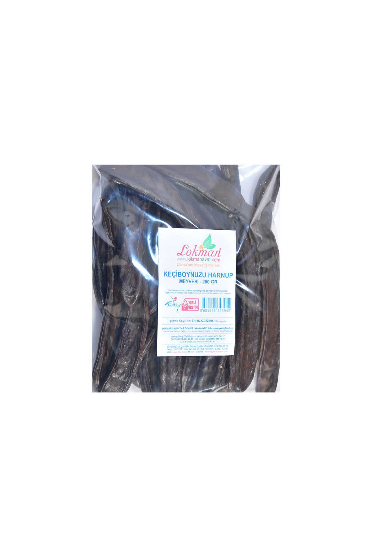 Keçiboynuzu Harnup Meyvesi 250 Gr Paket