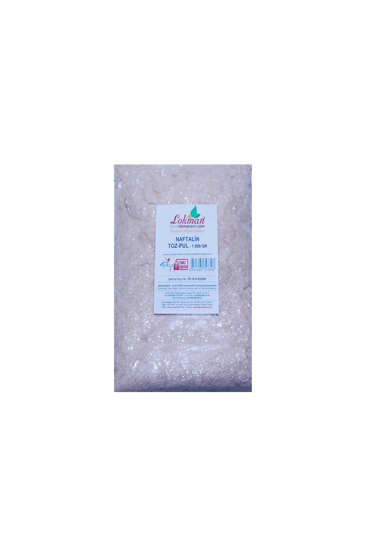 Naftalin Toz Pul 1000 Gr Pkt