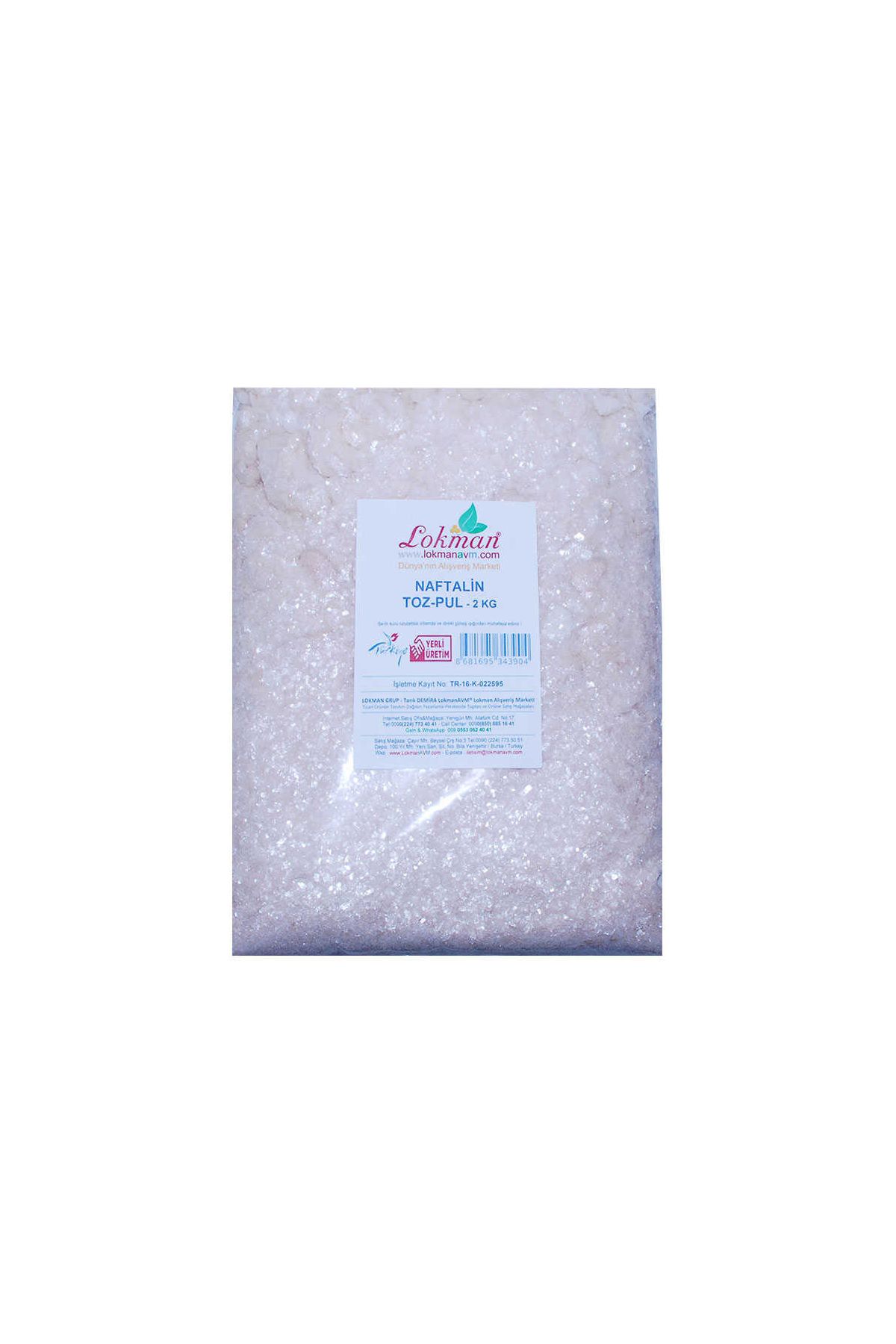 Naftalin Toz Pul 2000 Gr Paket