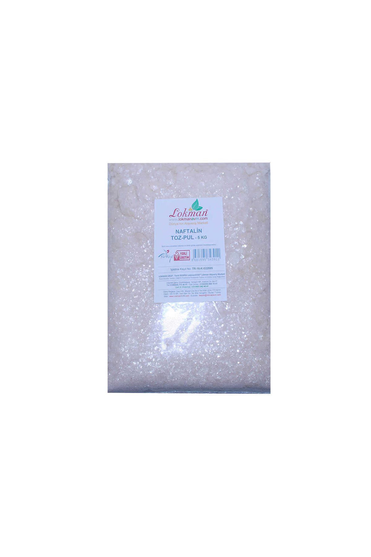 Naftalin Toz Pul 5000 Gr Paket