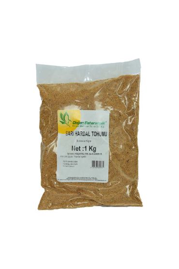 Hardal Tohumu Tane Doğal Sarı 1000 Gr Paket