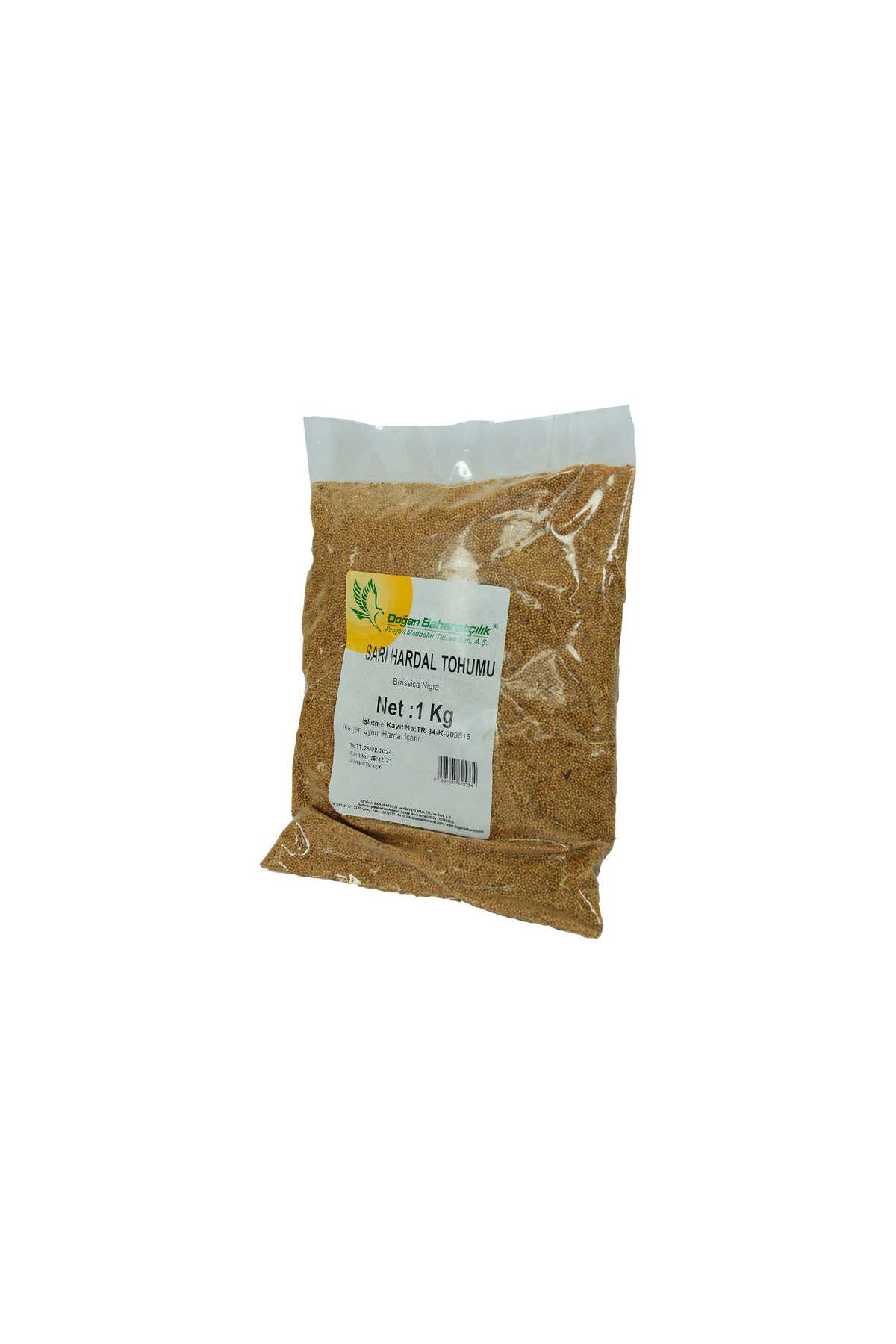 Hardal Tohumu Tane Doğal Sarı 1000 Gr Paket