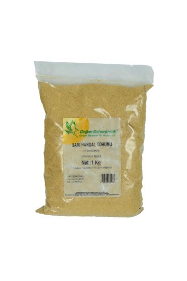 Hardal Tohumu Öğütülmüş Doğal Sarı 1000 Gr Paket